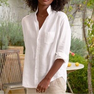 Frank & Eileen Eileen NWOT linen White M